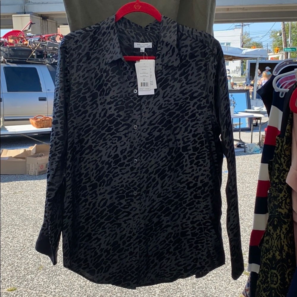 New Equipment XL blouse